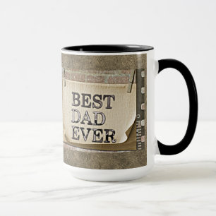 Mug Meilleur papa Jamais Vintage Caméra Fête des pères