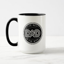 Meilleur Papa Moderne Noir Et Blanc Fête Des Pères