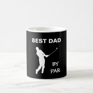 Mug Meilleur papa Par Par Par Golf Daddy Golfer Pun Fê