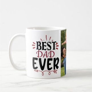 Mug Meilleur papa personnalisé avec nom et photo