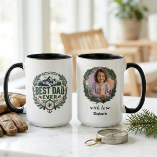 Mug Meilleur Papa Rustique – Cadeau de Fête des Pères 