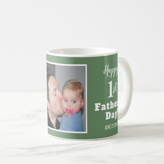 Mug Meilleur papa Toujours 1ère Fête des pères Nouveau (Devant droit)