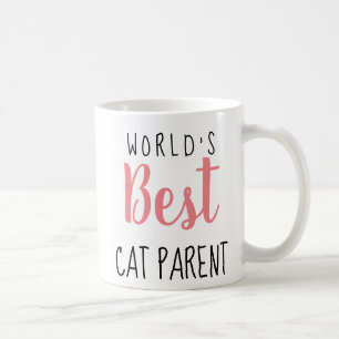 Mug Meilleur Parent Chat du Monde - Personnalisable