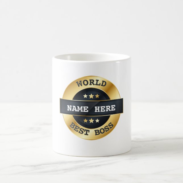 Mug Meilleur patron personnalisé (Centre)