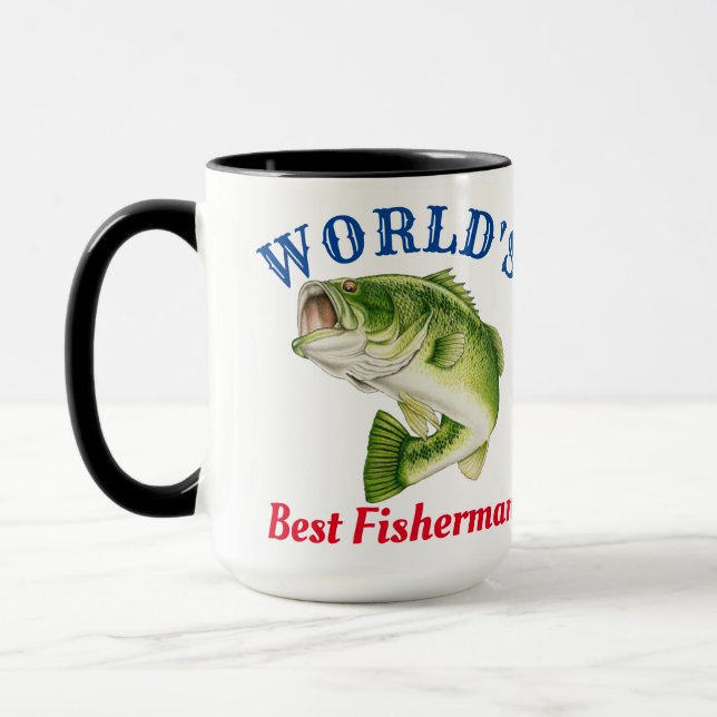 Mug Meilleur pêcheur du monde (Gauche)