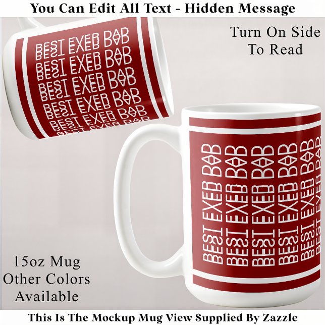 Mug Meilleur Père caché Message 158R Noël (Créateur téléchargé)