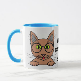 Mug Meilleur Père Chat Jamais ! Chat de dessin avec lu