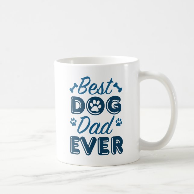 Mug Meilleur père de chien jamais (Droite)