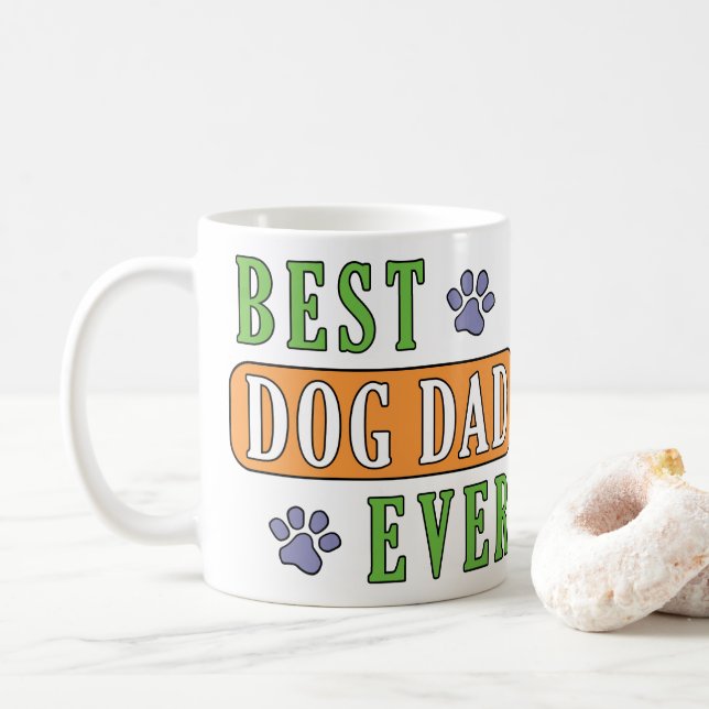 Mug Meilleur père de chien jamais (Avec donut)