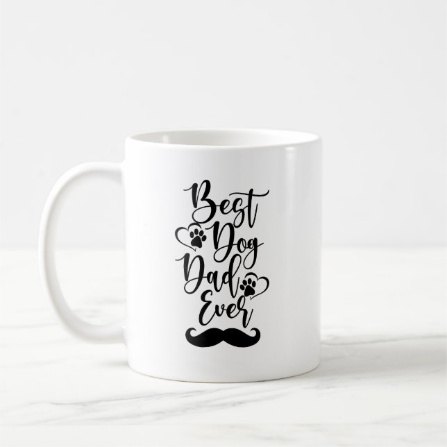 Mug Meilleur père de chien jamais (Gauche)