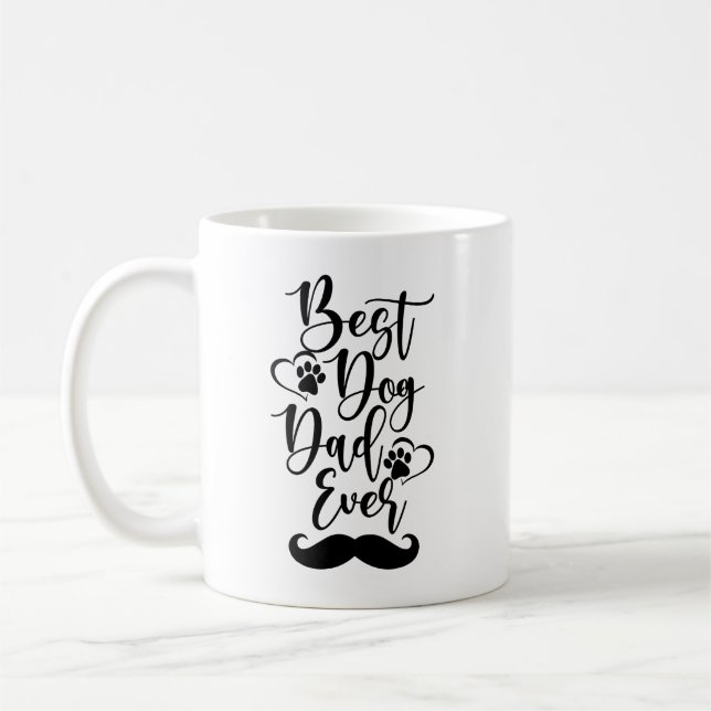 Mug Meilleur père de chien jamais (Gauche)