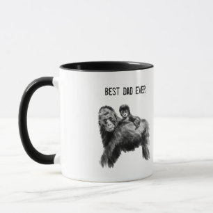 Mug Meilleur père jamais gorille