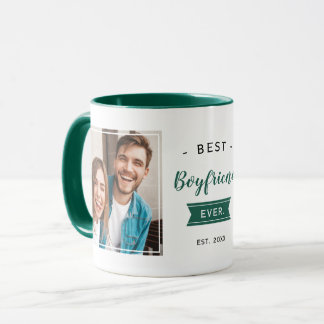 Mug Meilleur Petit Ami Jamais Bf Anniversaire Photo An