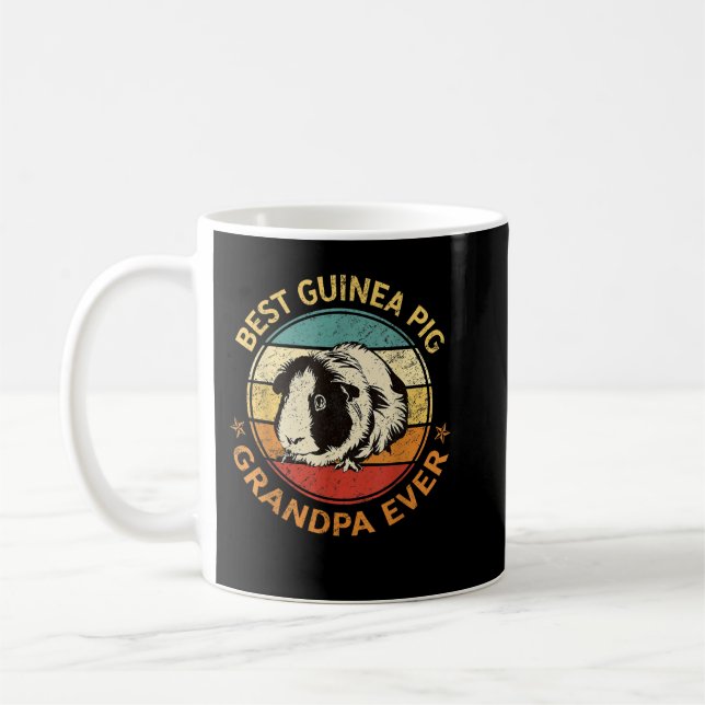 Mug Meilleur Pig Grandpa Meilleur Guinéen Jamais Drôle (Gauche)