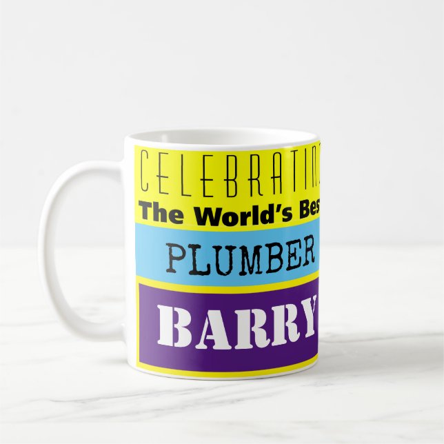 Mug Meilleur plombier du monde (Gauche)