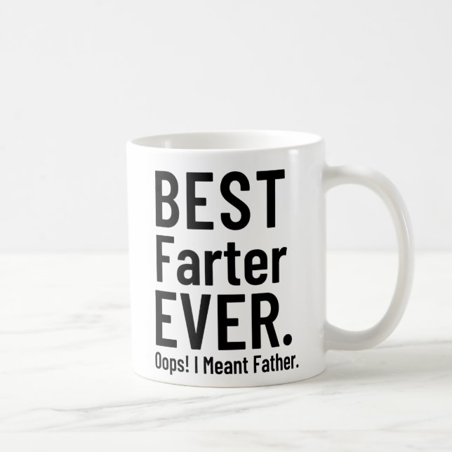 Mug Meilleur plus loin que jamais, je voulais dire pèr (Droite)