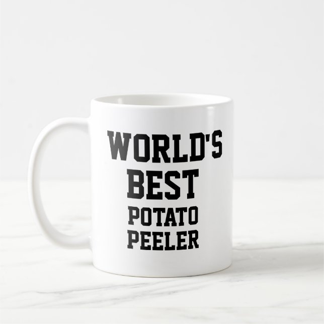 MUG MEILLEUR POMPIER DE POMME DE TERRE DU MONDE (Gauche)