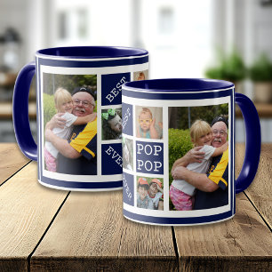 Mug Meilleur Pop Pop de tous les temps Grand-Père 5 Co
