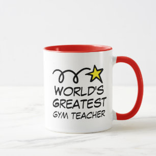 Mug Meilleur professeur de gym au monde - Cadeau de ca
