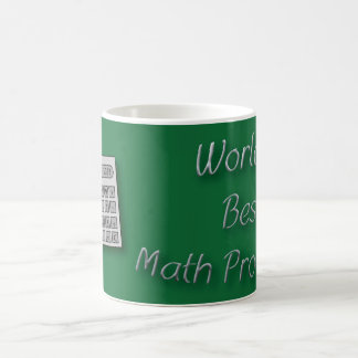 Mug Meilleur professeur de mathématiques du monde
