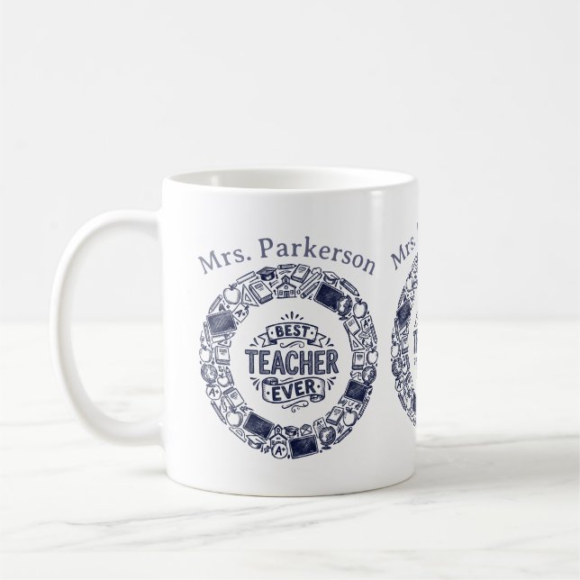Mug Meilleur Professeur de Tous les Temps (Gauche)