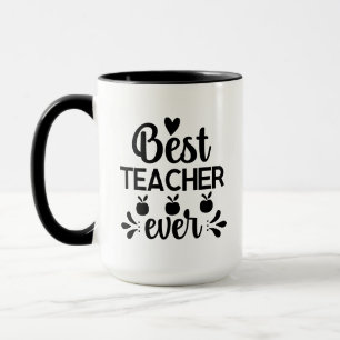 Mug Meilleur Professeur de Tous les Temps Wordart