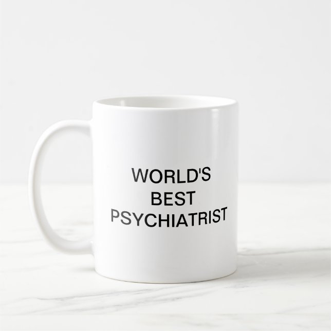 Mug Meilleur psychiatre du monde (Gauche)
