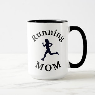 Mug Meilleur "Running MOM" Jamais ! Fête des mères