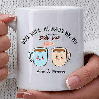 Mug Meilleur-Thé Couple Personnalisé  