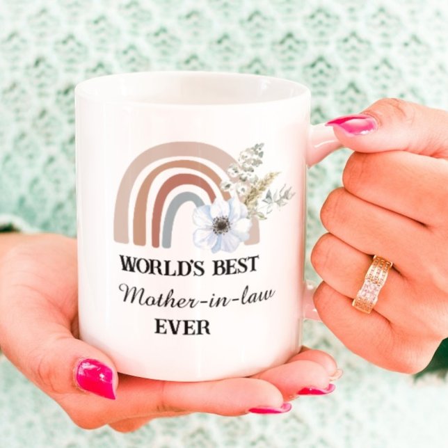 Mug Meilleure belle-mère du monde jamais cadeau de jou (Créateur téléchargé)