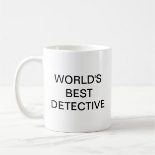 Mug Meilleure boîte de café détective au monde