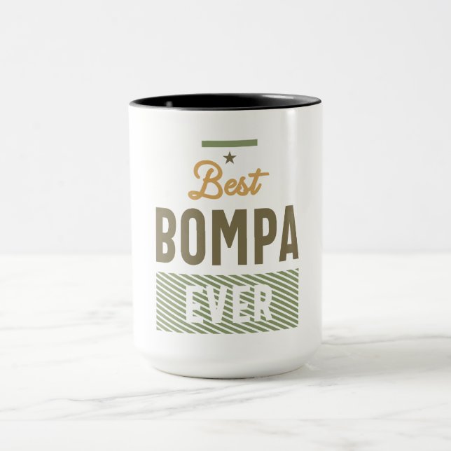 Mug Meilleure Bompa Ever - Papa et grand-père (Centre)