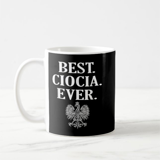 Mug Meilleure Ciocia Jamais Tante Polonaise (Gauche)