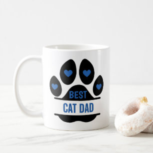 Mug Meilleure Empreinte de Patte de Papa Chat