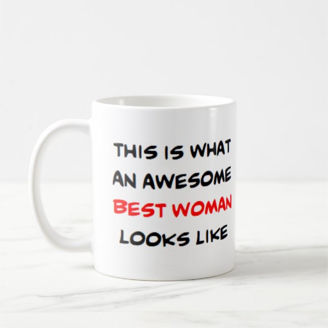 Mug meilleure femme, formidable (Gauche)