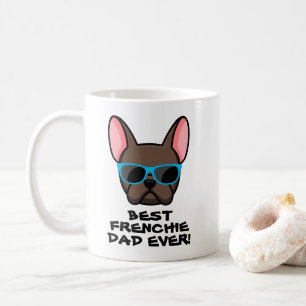 Mug Meilleure Fête des pères Frenchie Papa Brown Frenc