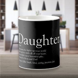 Mug Meilleure Fille Définition Simple Moderne