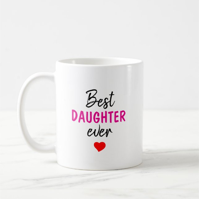 Mug Meilleure fille jamais (Gauche)
