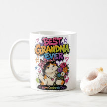Meilleure Grand-mère Chat Jamais Grandparents Day