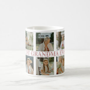 Mug Meilleure Grand-mère Collage de Photos – Cadeau av