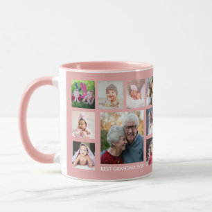 Mug Meilleure grand-mère Ever 18 photo de famille Coll