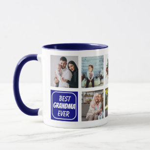 Mug Meilleure grand-mère jamais 8 photo personnalisée
