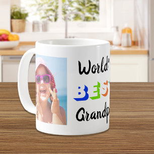Mug Meilleure grand-père 2 Photos du monde