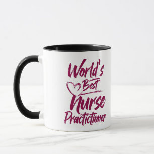 Mug « Meilleure infirmière praticienne du monde » pers