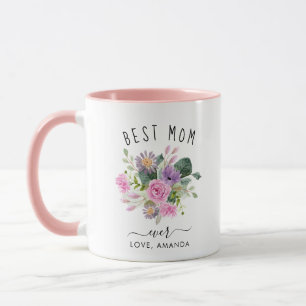 Mug Meilleure maman Burgundy Boho Co toujours à la mod