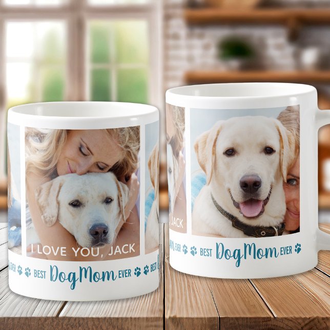 Mug Meilleure maman chien jamais amusant Turquoise 3 P (Créateur téléchargé)