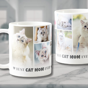 Mug Meilleure Maman de Chat 8 Collage de Photos