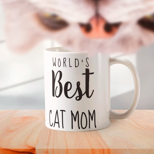 Mug Meilleure maman de chat au monde - Personnalisable (Créateur téléchargé)