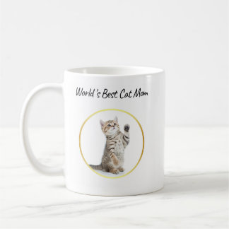 Mug Meilleure Maman de Chat au Monde Personnalisé Drôl