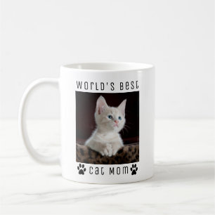 Mug Meilleure Maman de Chat au Monde Photo Personnalis